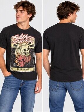 Saints Sinners 'True Vibes' Graphic Tee - Black